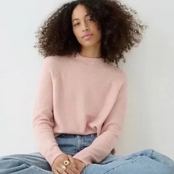J crew rollneck sweater pink super soft yarn - Picture 1 of 6